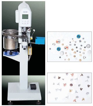 Semi-automatic press button machine