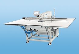 Large area programmable automatic pattern sewing machine