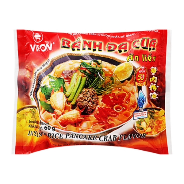 VIFON Instant Rice Noodles Crab Flavor