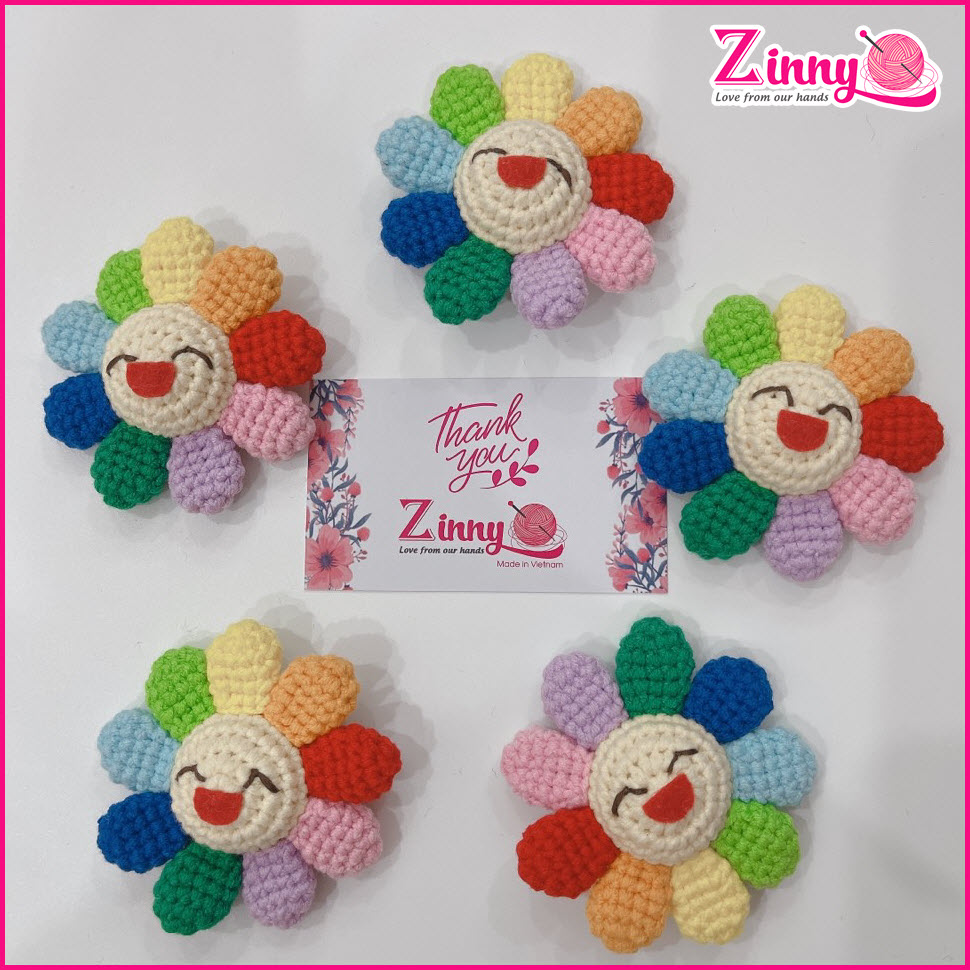 Crochet decorative flower
