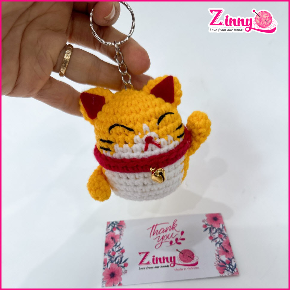 Crochet keychain