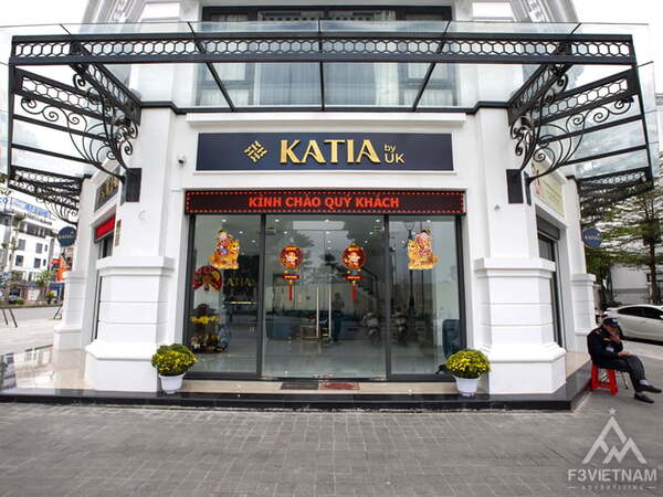KATIA beauty center signboard
