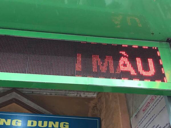 Repair LED advertising signs