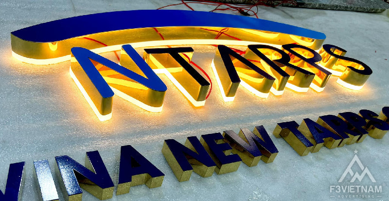 Processing 3D stainless steel signboard