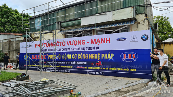 Advertising sign printing