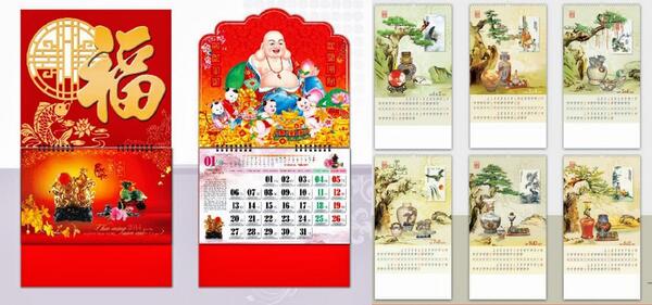 Tet calendar printing