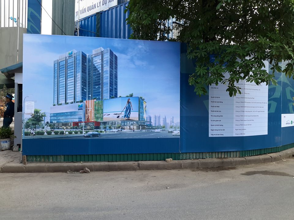 Construction of construction fence