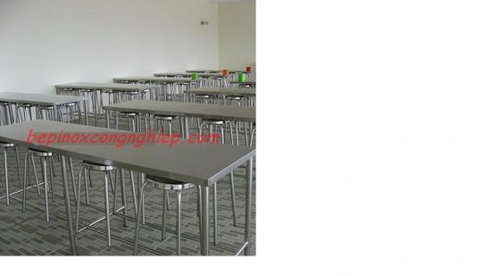 Industrial Stainless Steel Tables, Chairs