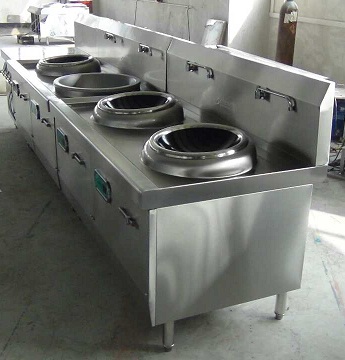 Double Concave Induction Cooktop