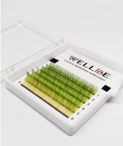 Green C curl eyelash