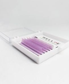 Violet eyelashes