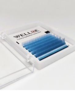 Sky blue eyelashes