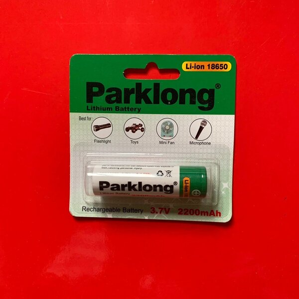 Pin 3,7V-4,2V 18650 Parlong