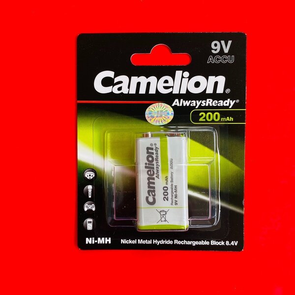 Pin sạc vuông 9V Camelion 200mAh