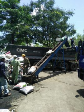 Waste collection and transportation process