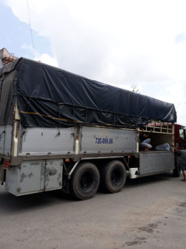 Industrial waste transportation