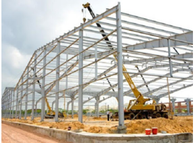 Factory construction in Ba Ria