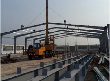 Prefabricated house construction