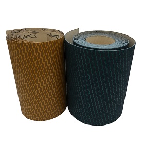Paper abrasive roll