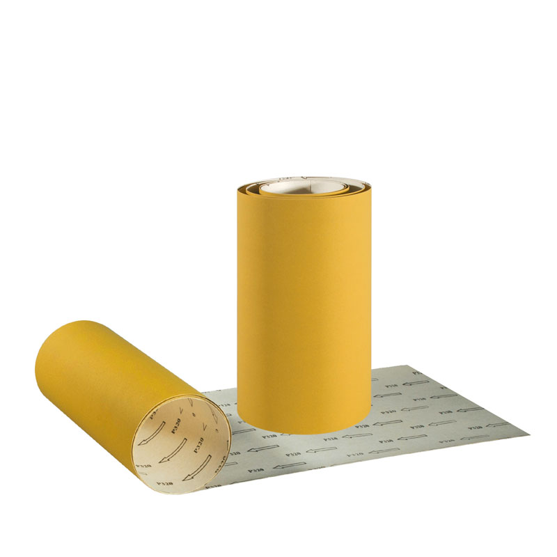 Paper abrasive roll