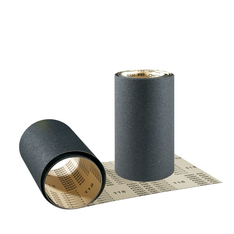 Paper abrasive roll