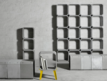 Concrete shelf