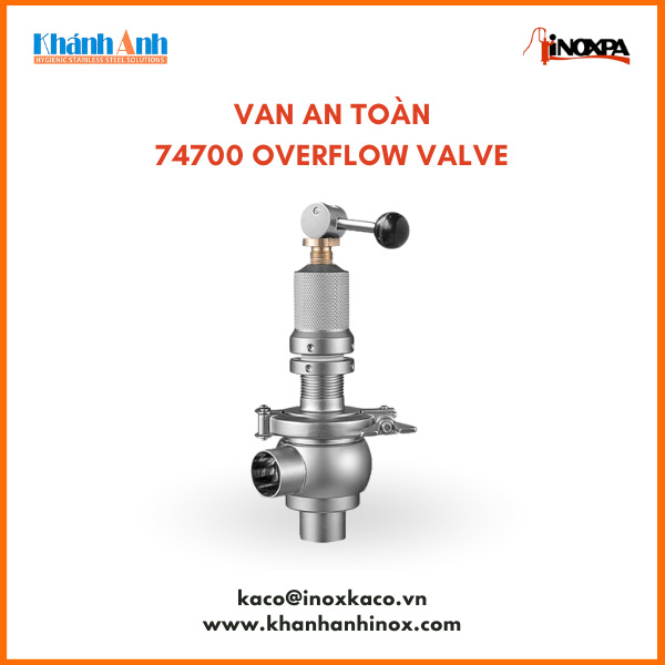 Inoxpa overflow valve