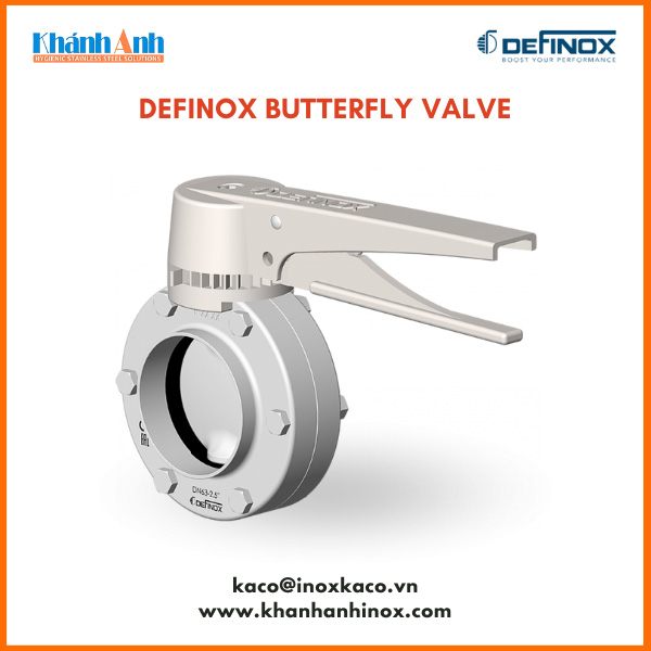 Definox butterfly valve