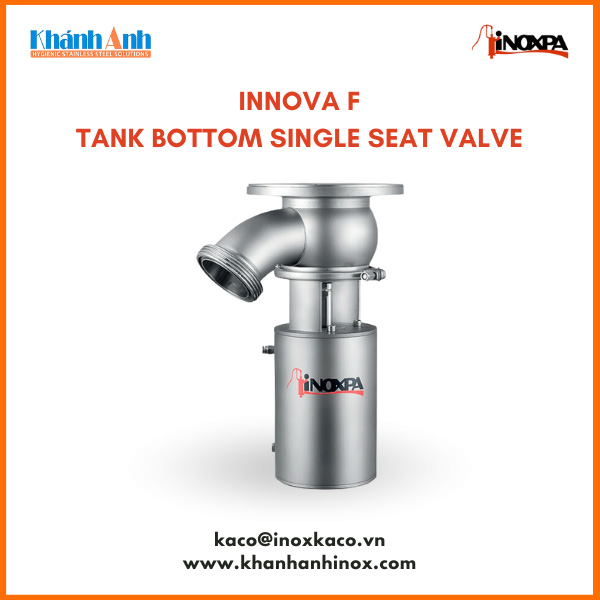 INNOVA F tank bottom single seat valve
