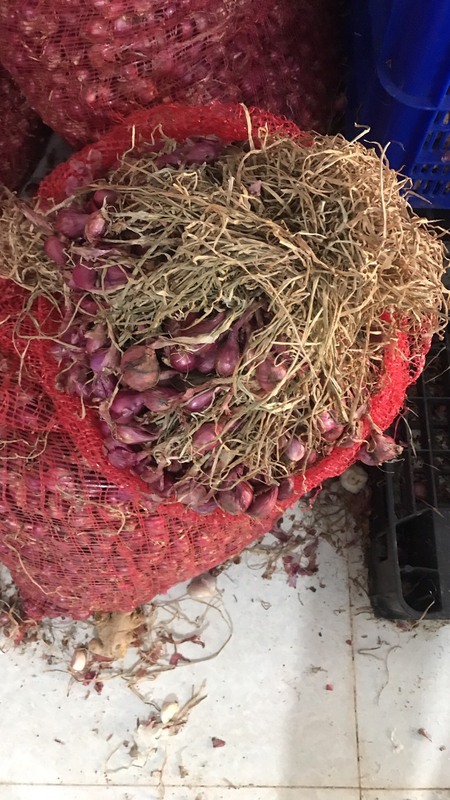 Peeled onions