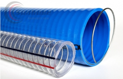 Steel core plastic tubing
