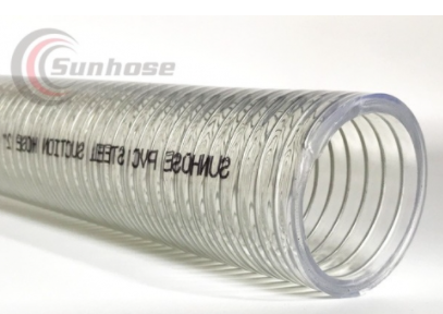 Steel core plastic tubing