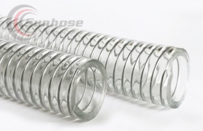 Steel core plastic tubing