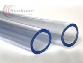 Transparent plastic tubing