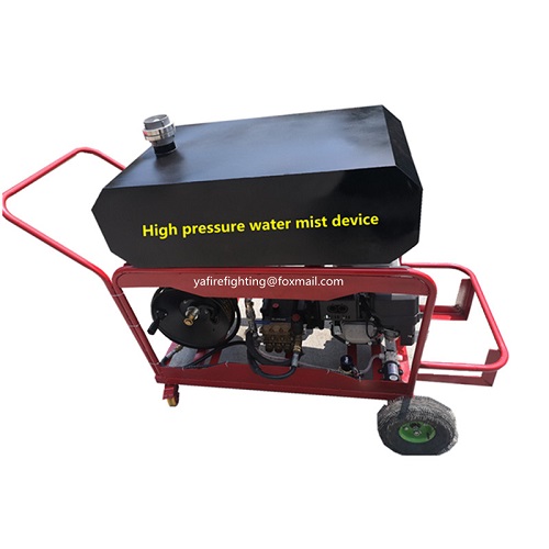 High pressure water firefighting device