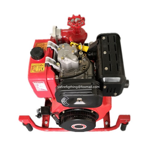 Vehicle mounted mobile fire pump