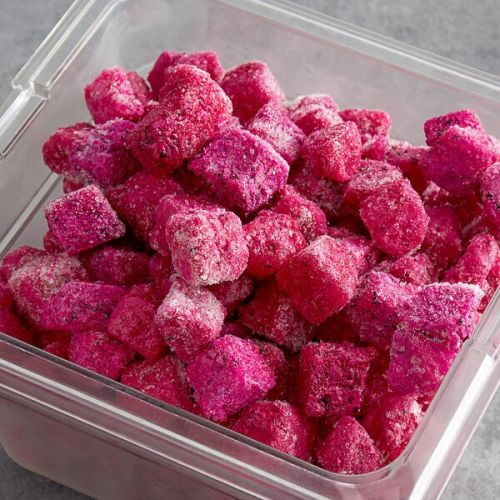 Frozen Dragon Fruit Diced Cut