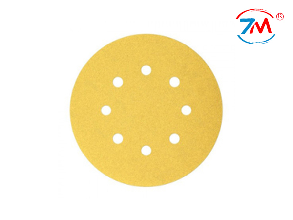 Round abrasive paper