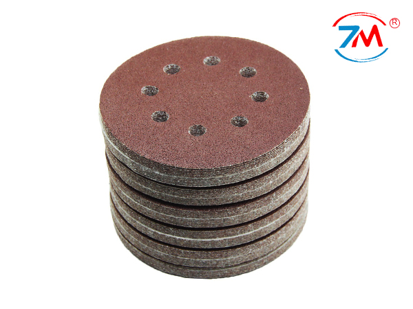 Round abrasive paper