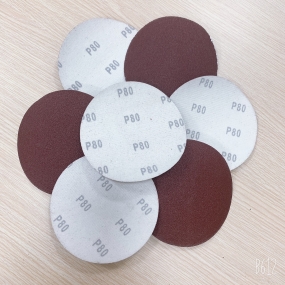 Round abrasive paper