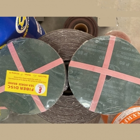 Round abrasive paper
