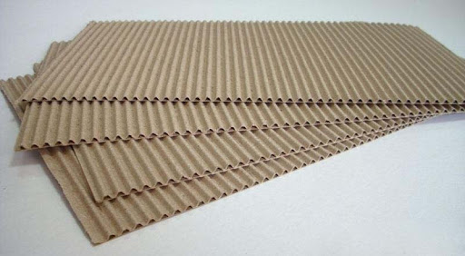 Corrugated cardboard sheet