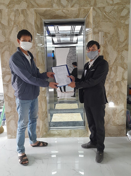 Construction site handover
