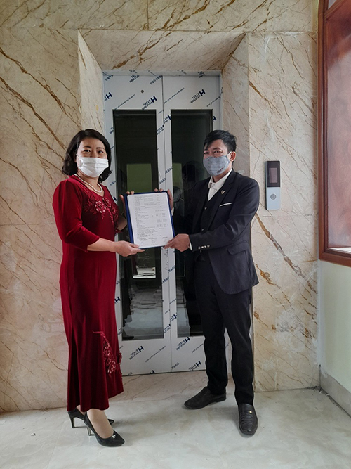 Construction site handover