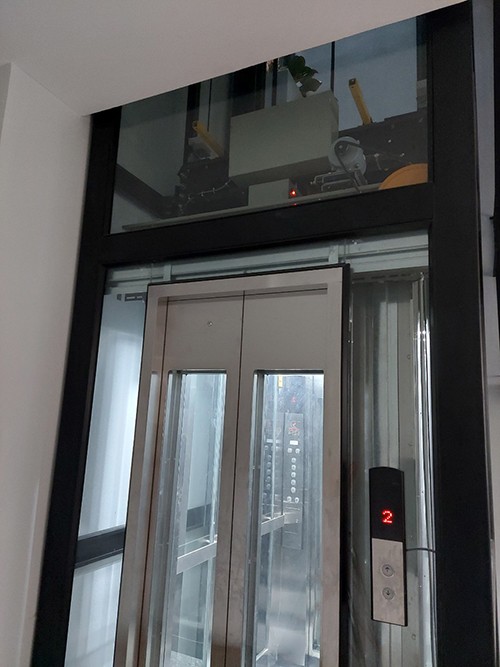 Cabin – Inox glass elevator