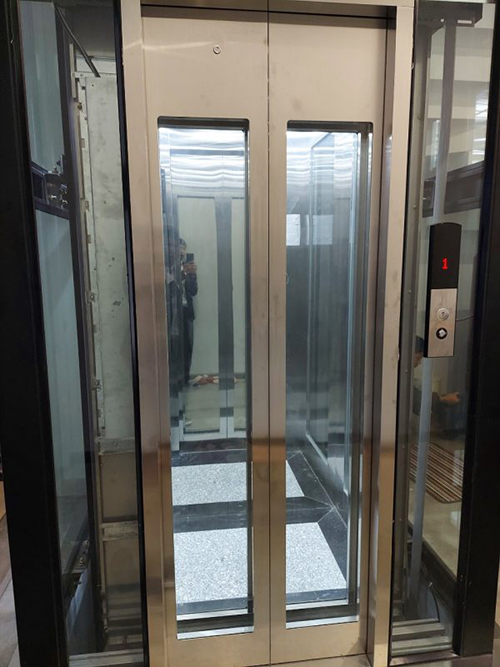 Cabin – Inox glass elevator