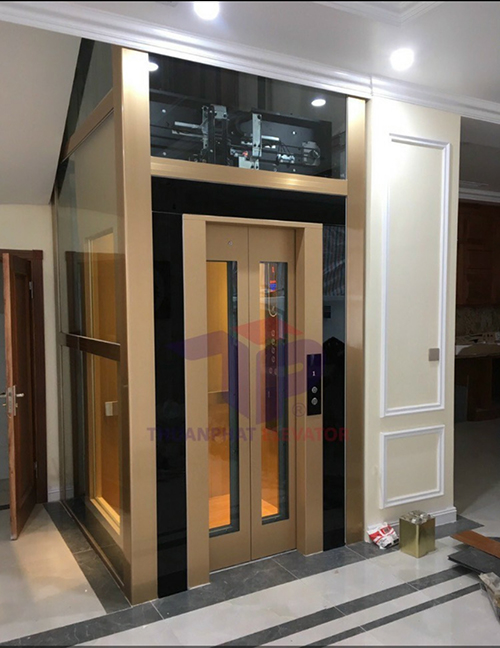 Elevator for modernized house