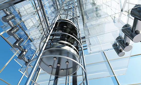 Glass elevator