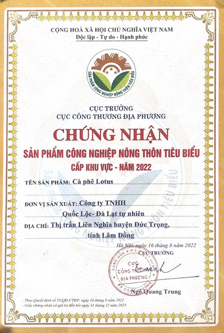 Outstanding rural area certification