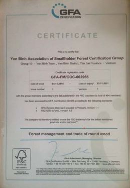 Certifications